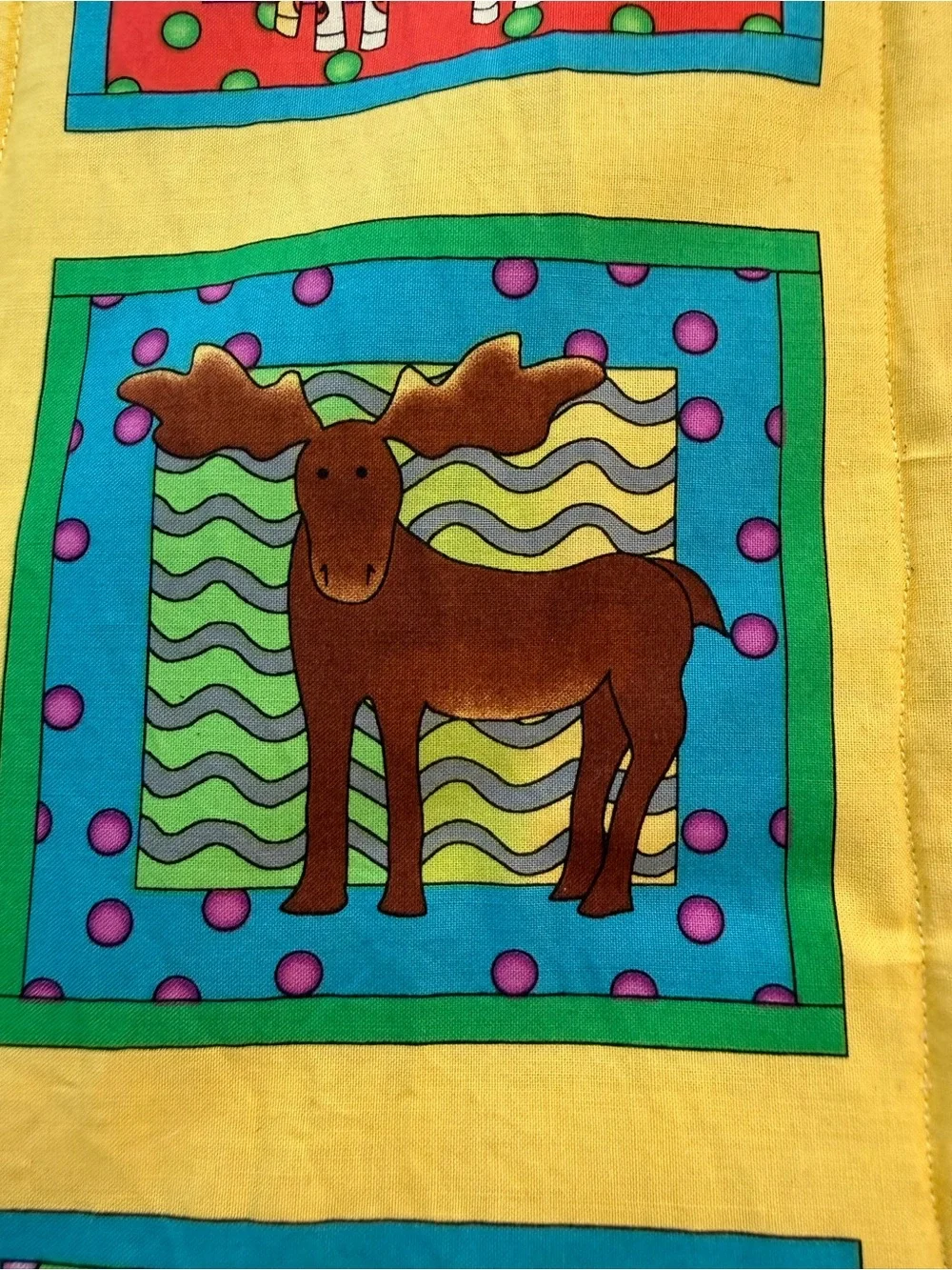 Mint Green Noah’s Ark Themed Handmade Baby Quilt — One of a Kind!!!